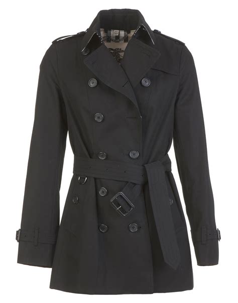 burberry sandringham short black|burberry sandringham long trench coat.